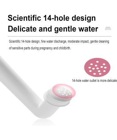 Brigtviee Portable Peri Bottle - Intimate Shower Bidet for Travel | 500ml Capacity 75 Angle & Storage Bag - Buy Online on GoSupps.com