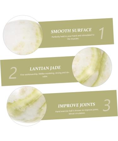 Tovinanna 2 Sets Gymnastics Balls - Jade Health Balls for Exercise Foot Massage & Stress Relief Gifts for Seniors - Buy Online on GoSupps.com