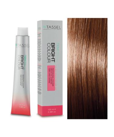 Oriol Industries 74 medium blonde copper shade with argan oil and keratin 100 ml cup