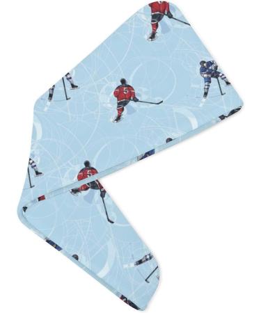 Super Absorbent Ice Hockey Players Microfiber Hair Towel Wrap for Women - 10x26 Inch Hair Turban with Button - Buy Online on GoSupps.com