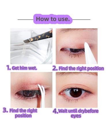 Double Eyelid Tape for Hooded Eyes - Invisible & Waterproof Eyelid Lifter Strips for Instant Lift & Definition | Breathable Solution for Heavy Saggy Uneven Lids - Buy Online on GoSupps.com