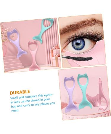 FOMIYES 3pcs Mascara Brush Eyeliner Pencil Eyelash Brush Stickers Multitools Makeup Woman Airfoil Smoky 1 count (Pack of 1) Pinkx3pcs - Buy Online on GoSupps.com