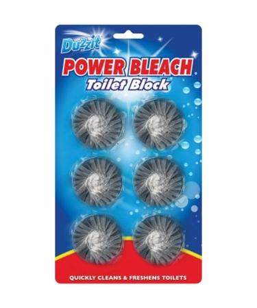 DUZZIT POWER BLU TOILET BLOCK 6PK