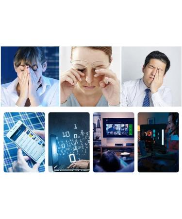 Nipan HD Reading Glasses for Men - Ultra-Light Anti-Blue Light Computer Glasses +1.0 to +3.0 1.56 Aspheric Resin Lens - International Shipping Available - Buy Online on GoSupps.com