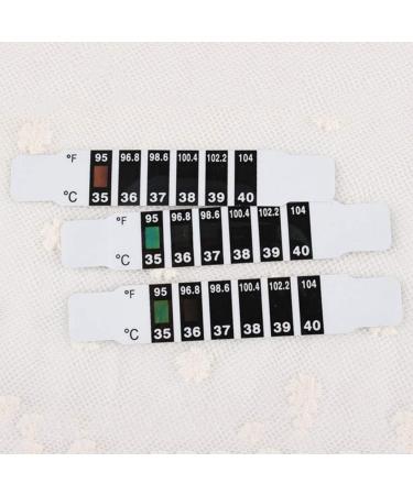 iFundom Temperature Strips 10PCS - Quick Read Forehead Strips for Fever Checking in Infants, Babies, Toddlers, Kids, and Adults - Reusable Travel Essential - Buy Online on GoSupps.com