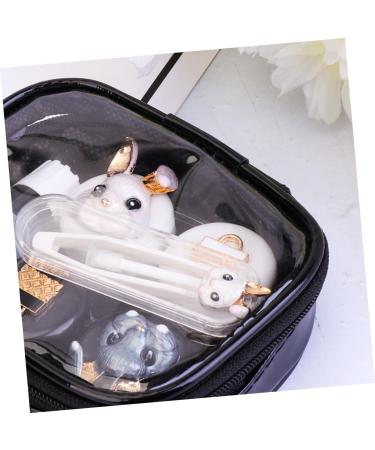 Solustre 3ST Portable Colored Contact Lenses Case - Lip Gloss Accessories & Glasses Frame Container - Buy Online on GoSupps.com