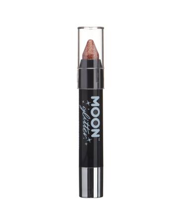 Holographic Glitter Touch Up Pen/Body Chalk Make up for the Face & Body by Moon Glitter - 3.5gr - Rose Gold
