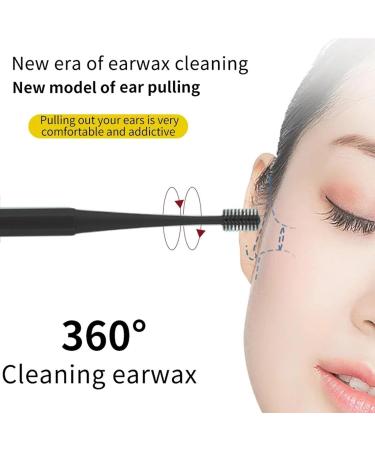 Silicone Ear Wax Remover Kit - 3Pcs Reusable Ear Cleaner Tools for Children and Adults | Ear Wax Removal Cleaning Brush with Storage Box 003 - Buy Online on GoSupps.com