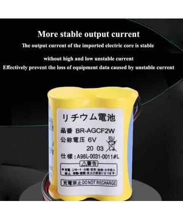 2PCS BR-AGCF2W 2200mAH 6V Battery Replacement for FANUC Controls - A98L-0031-0011 - International Shipping Available - Buy Online on GoSupps.com