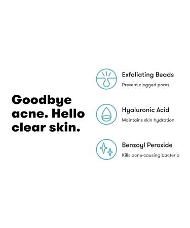Proactiv Acne Cleanser - Benzoyl Peroxide Face Wash And Acne Treatment - Daily Facial Cleanser And Hyularonic Acid Moisturizer With Exfoliating Beads - 30 Day Supply 60 ml. - Buy Online on GoSupps.com