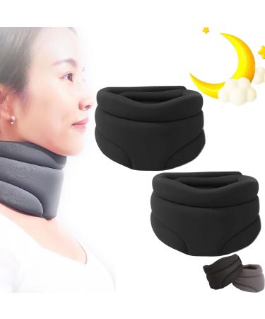 Vyralla Soutien Cervical Soutien Cervical Vyralla Cervicorrect Neck Brace Cervicorrect Neck Brace By Healthy Lab Co Stop Snoring (Black 2PCS) Black 2PCS