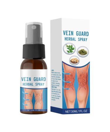 Wcybym Vein Guard Herbal Spray soothing leg spray fast-absorbing formula skin hydration support 30ml bottle for daily use at home or while traveling