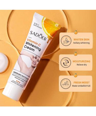 Dark Spot Remover for Private & Bikini Area | Vitamin C Skin Lightening Serum | Brighten Body Neck Armpit Elbow & Knees (1.8 Oz - Buy Online on GoSupps.com