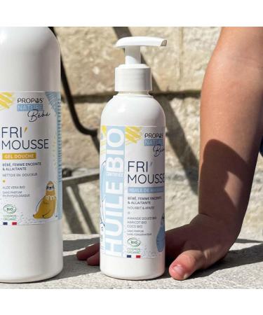 Fri'Mousse Organic Massage Oil for Babies Children Pregnant Women Made in France 200 ml Propos'Nature - Buy Online on GoSupps.com