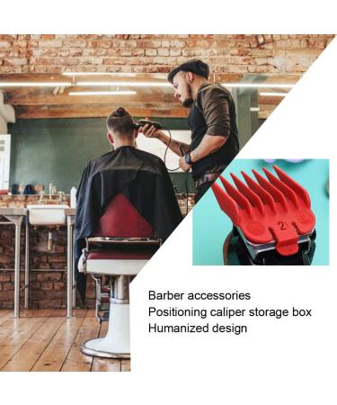 Clipper Guard Holder ANGGREK Guide Box Clipper Limit Comb Storage Box Hair Clipper Positioning Caliper Comb Organizer Case(Limit comb box 10 pcs) - Buy Online on GoSupps.com