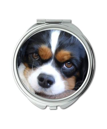 YENDOSTEEN Mirror Compact Mirror Cavalier King Charles Cavalier King Charles Spaniel0 Pocket Mirror portable mirror