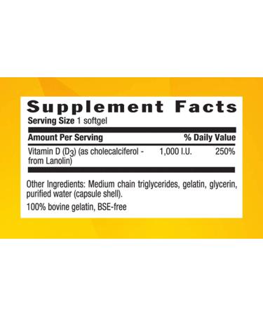 Country Life Dry Vitamin D 1000 IU - 100 Tablets | Enhance Immunity & Bone Health - Buy Online on GoSupps.com