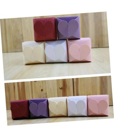 Abaodam 50pcs Box Candy Containers Party Supplies Chocolates for Gifting Box Square Bottom Biscuit Box 6*6cm Purple - Buy Online on GoSupps.com