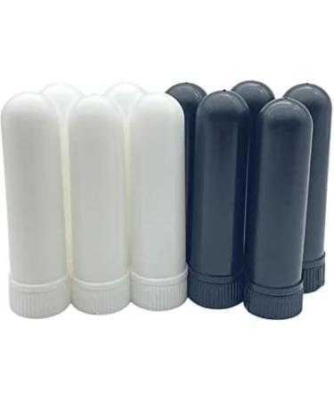500Pcs Blank Nasal Inhaler Sticks Blank Aroma Nasal Inhalers Compatible with DIY Essential Oil Cotton Wicks Black Pleasant63 - Buy Online on GoSupps.com