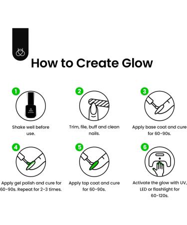 Beetles Glow in the Dark Green Gel Polish 15ml - Fall/Winter Nail Art Manicure - Buy Online on GoSupps.com