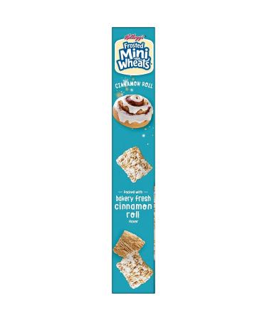 Kellogg's Frosted Mini-Wheats Cinnamon Roll Cereal 14.3oz - Whole Grain & Fiber Breakfast Cereal - Buy Online on GoSupps.com