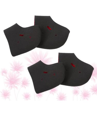 MAGICLULU 6 Pairs Heel Socks Heel Protector Black Socks Ankle Socks Foot Heel Cover Cup Protector Hydrating Socks Anti-Cracking Socks Heat Socks with Hole Moisturizing Socks Thermal Socks - Buy Online on GoSupps.com