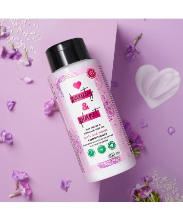 Lo.ve Bea.uty And Pla.net Rice Water & Angelica Seed Oil Conditioner - Silicone-Free Paraben-Free 400ml for Curls & Waves - Best Hydration & Nourishment - Buy Online on GoSupps.com