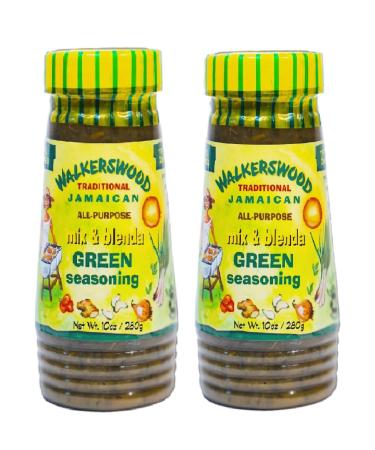 Walkerswood Traditional Jamaican Green Seasoning 280g (Pack of 2) in a Premier Life Store Box