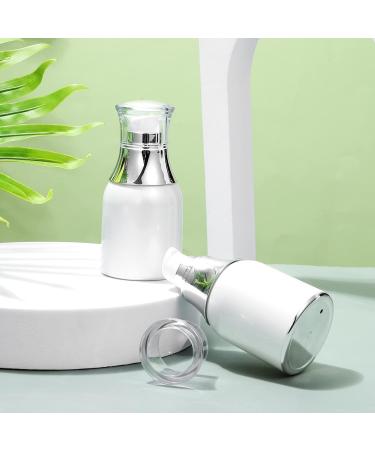 Beavorty 3 Pcs Airless Pump Bottles Acrylic Airless Pump Vacuum Bottles Cosmetic Refillable Airless Travel Lotion Jar With Lid for Thick Moisturizer Skincare Cream 30ml - Buy Online on GoSupps.com