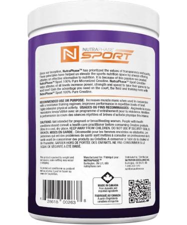 Nutraphase Creatine Monohydrate unflavoured 300g - Buy Online on GoSupps.com