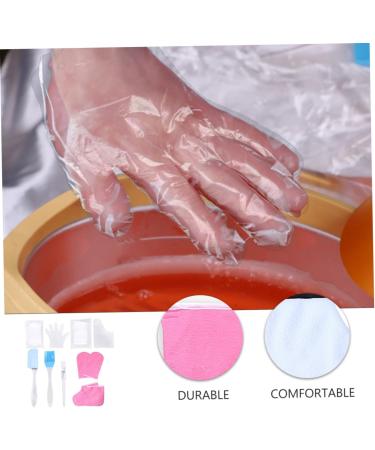 Beavorty 2 Sets hand and foot care set paraffin wax for hand Exfoliating Scrub Gloves foot spa cover bath mitt heating gloves spa kit Skin Treatment Gloves pp product Work take a bath boots - Buy Online on GoSupps.com
