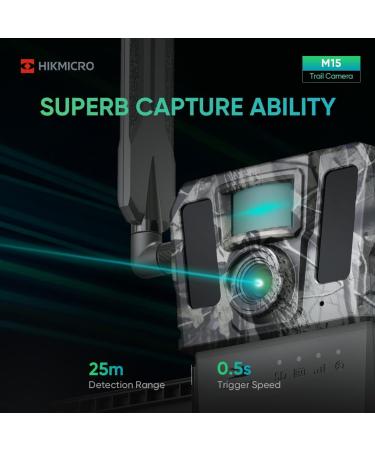 Hikmicro M15 4G Trail Camera - High-Quality Wildlife Monitoring | International Shipping Available - Buy Online on GoSupps.com