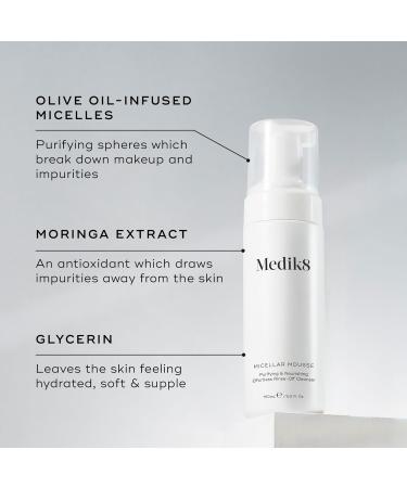 Buy MED8 Micellar Mouse 150ml - Gentle Cleansing Solution for All Skin Types | International Shipping Available - Buy Online on GoSupps.com