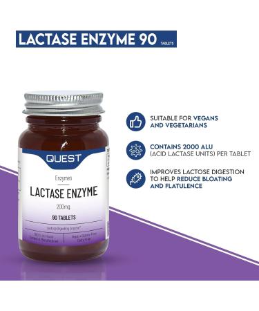 This Quest Lactase 200mg 90 tabs - Buy Online on GoSupps.com