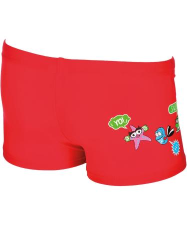 Arena Children's AWT Kids Boy Short Swim Trunks - Red - Best Quality & Fast International Shipping - Buy Online on GoSupps.com