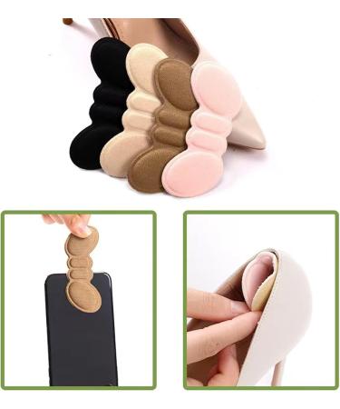 Heel Pads for Shoes - 4 Pairs Foamed Cotton Cushions for Pain Relief & Better Fit | Shop Now for Enhanced Comfort - NXK47 - Buy Online on GoSupps.com