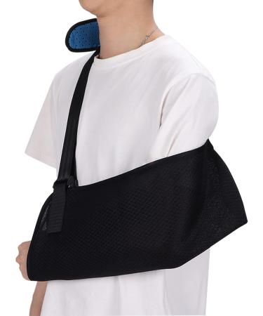Adjustable Arm Sling - Shoulder Immobilizer Brace for Broken Arm Elbow & Wrist Support - Left & Right Arm Stabilizer - Buy Online on GoSupps.com