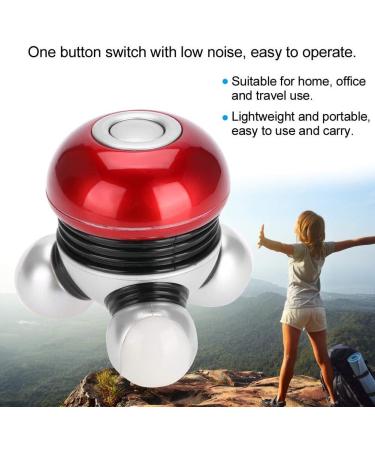 QKISS Mini Multifunctional Cervical Massager - Acupuncture Massage Device with 3 Head Design for Body Vibrations & Acupuncture Point Relief | International Shipping Available - Buy Online on GoSupps.com