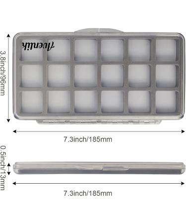 Aventik Super Slim Fly Fishing Box with Magnetic Compartments 7.3X3.8X0.5inch H34-18C - Buy Online on GoSupps.com