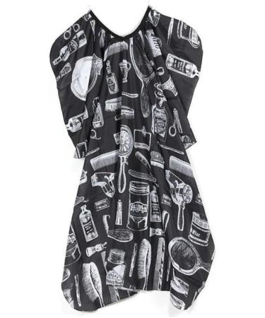 EXCEART 2pcs Professional Shampoo Barber Styling Cape Hairdressing Cloth Cape Apron Metal Button Major - Buy Online on GoSupps.com