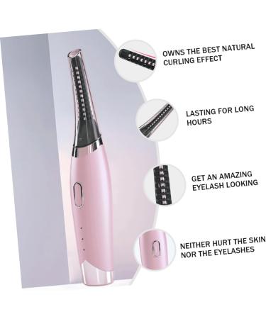 Buy Eyelash Curler with 3 Temperature Gears - Rechargeable USB Eyelash Brush & Curling Clips for Perfect Curls | International Shipping Available - Buy Online on GoSupps.com