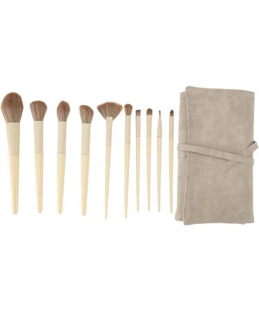 Professional Makeup Brush Set Bamboo Synthetic Kabuki Brush Powder Blending Concealer Eye Shadows Blush Brushes with Organizer Bag & Makeup Sponge Perfect Fit Flat Head for - Buy Online on GoSupps.com