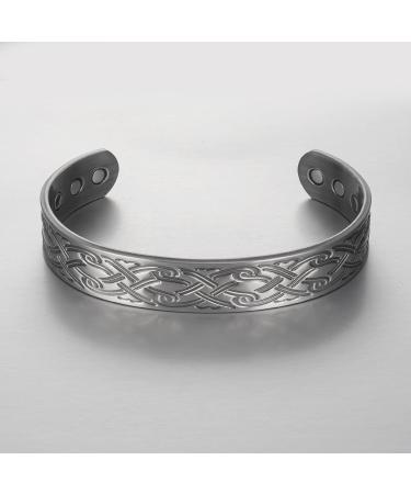 Enermagix Magnetic Copper Bracelets for Men & Women | 99.9% Solid Copper Cuffs with 3525 Gauss Magnets - Buy Online on GoSupps.com