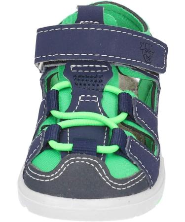 Ricosta Gery M 61 Boys' Sandals - 3.5 UK Child - Nautic Neon Green Blue - Buy Online on GoSupps.com