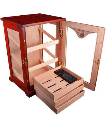 MOLVUS Cigar Box Cigar Cabinet-Cigar Humidifier Three-Layer Box Large Capacity Cigar Box Cigar Moisturizing Cabinet Decorative Box - Buy Online on GoSupps.com