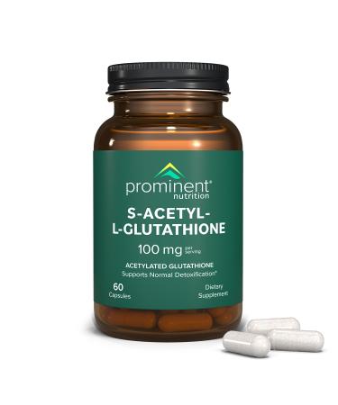 S-Acetyl L-Glutathione Supplement - Supports Normal Detoxification - 100 mg 60 Day Supply