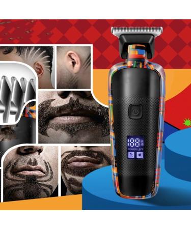 Buy Electric Hair Clippers for Men - Rechargeable Household Hair Trimmers with Graffiti Design | International Shipping Available - Buy Online on GoSupps.com