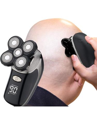 Tiklean Electric Razor for Men Head Shaver for Bald Men Grooming Kit Wet Dry Rotary Shavers Nose Hair Beard Trimmer Clippers Facial Cleansing Brush Cordless Waterproof USB Charging Rechargeable Tk861 - Buy Online on GoSupps.com