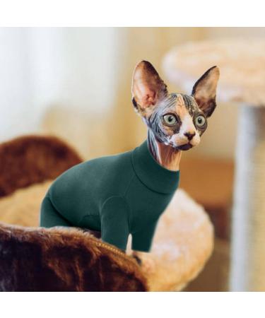 Hjyokuso Sphynx Cats Clothing | Soft & Breathable Sweaters for Cats | Warm Cat Mantle & Four-Legged Shirts for Sphynx Cornish Rex Devon Rex Peterbald - International Shipping Available - Buy Online on GoSupps.com
