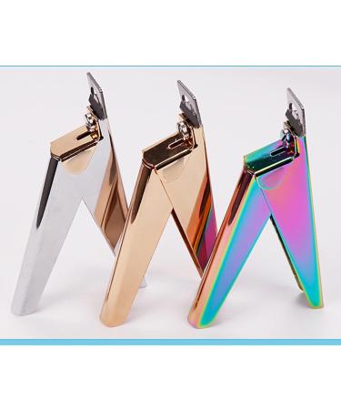 HCHGJKN Nail Clippers Thickened Electroplated Stainless Steel Nail Scissors U-shaped Nail Clippers False Nail Trimming Tools(Color) - Buy Online on GoSupps.com